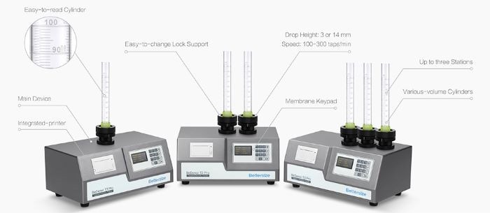 BeDensi T Pro Series - Tapped Density Tester