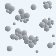 Unstable particle system.