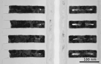 Specimen: 3D NAND flash memory; Observation: HF-3300 Cold FE-TEM (Accelerating voltage: 200 kV).
