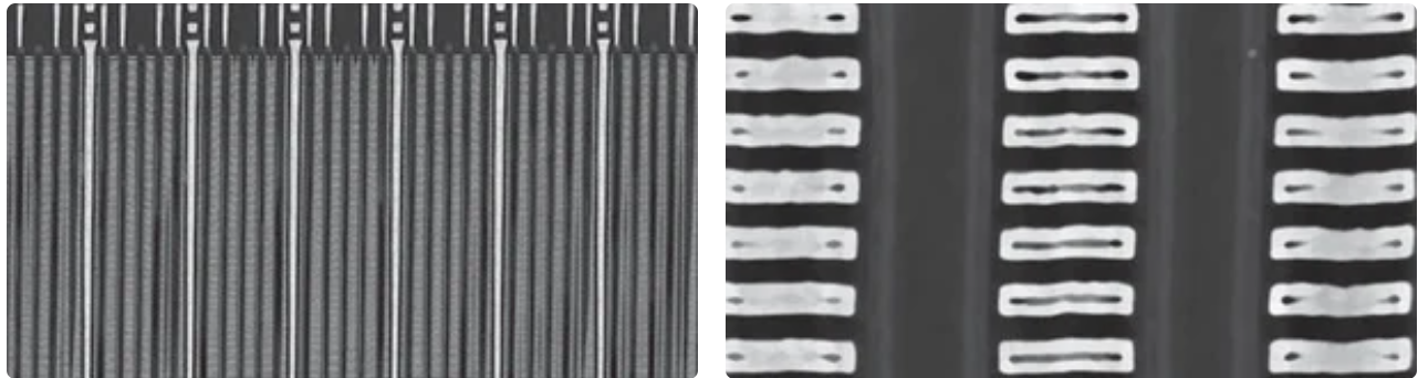 Cross Section Images of 3D NAND.